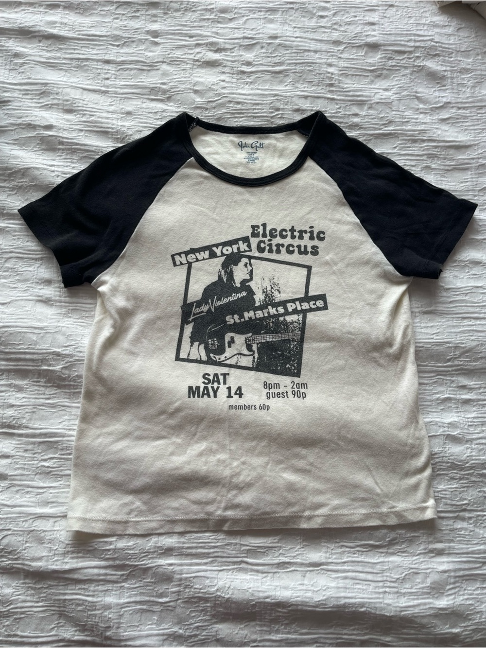 Brandy Melville John Galt Electric Circus short sleeve tee shirt